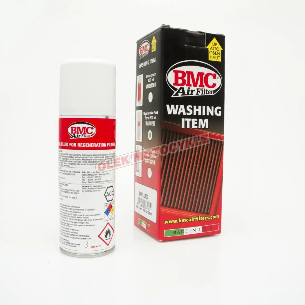 BMC kapalina (olej) pro impregnaci vzduchových filtrů sprej 200ml (REGENERATION FLUID SPRAY 200ml) (AKC) ( )