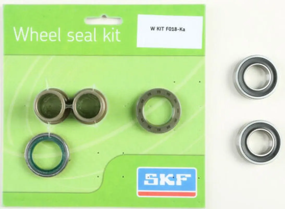 SKF sada - ložiska předního kola s těsnícími prvky a objímkami KAWASAKI KXF 250 '06-'19, KXF 450 '06-'18 KX 125/250 '06-'07 (SKF sada - ložiska)