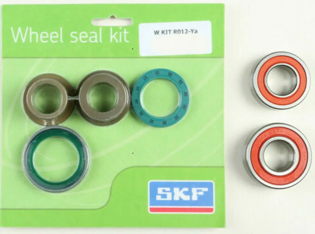 SKF sada - ložiska zadního kola s těsnícími prvky a objímkami - YAMAHA YZF 250/450 '06-'08, YZ 250 '06-'19, WRF 250/450 (SKF sada - ložiska zadního)