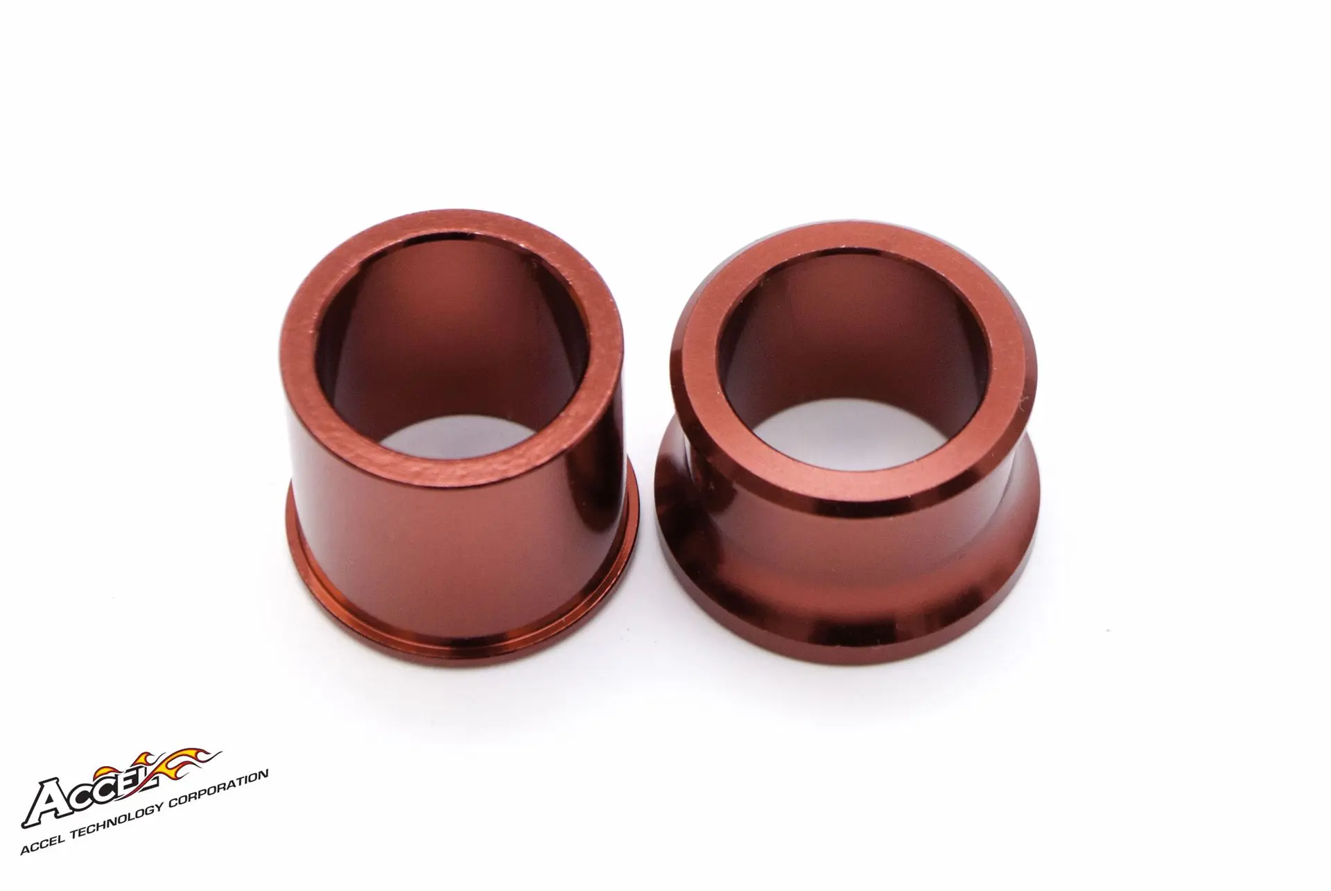 ACCEL rozpěrky předního kola YAMAHA YZ 02-07, YZF 250 02-07, YZF 450 02-07 barva červená 11-1070 (ACCEL rozpěrky předního kola YAMAHA YZ 02-07, YZF)