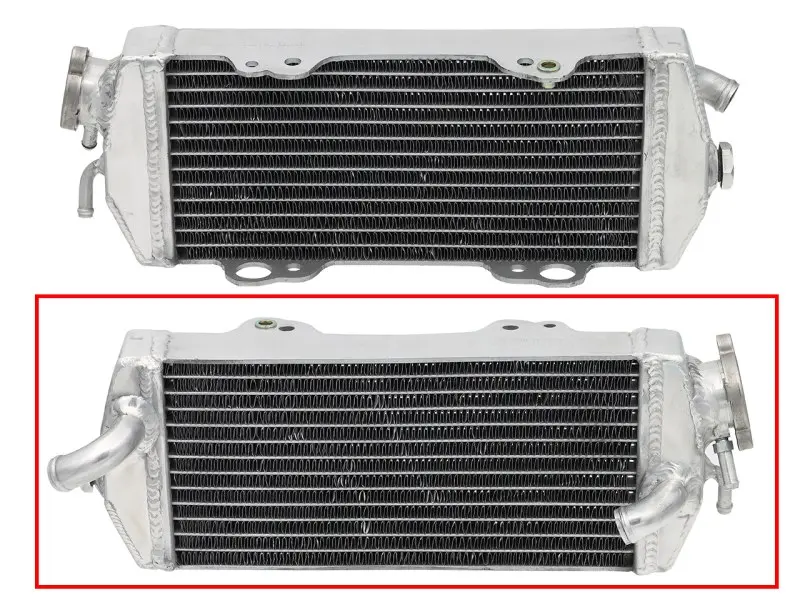 PSYCHIC chladič KTM SX 00-05, EXC 04-07, SX/EXC 400/450/520 00-02, SX/EXC 525 00-05 zesílený se standardní kapacitou levý kus (se zátkou) (PSYCHIC)