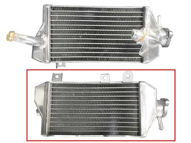 PSYCHIC chladič KAWASAKI KXF 450 16-18 zesílený se zvýšenou kapacitou pravý kus (se zátkou) (PSYCHIC chladič KAWASAKI KXF 450 16-18 zesílený se)