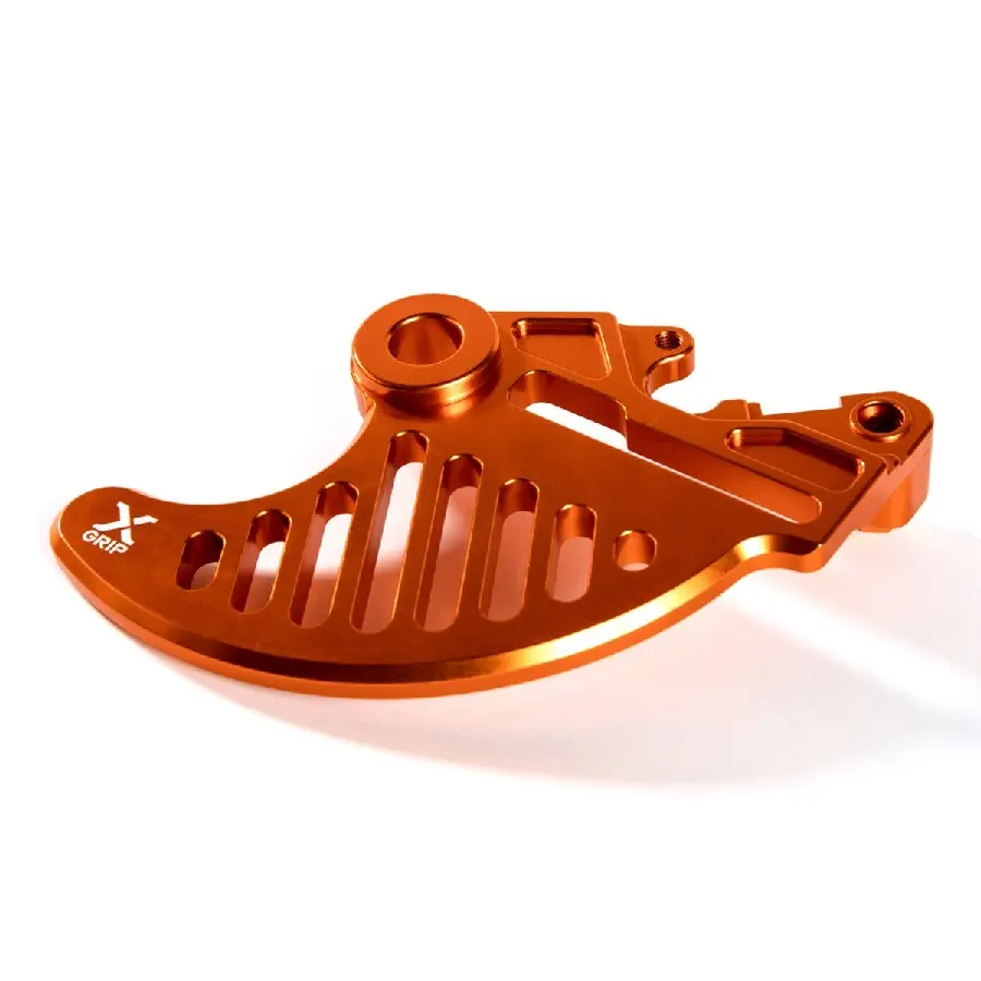 X-GRIP kryt zadního brzdového kotouče KTM SX/SX-F/SXF/XC/XCF 23-, HUSQVARNA TC/FC/TX/FX 23-, (osa 22mm) barva oranžová (X-GRIP kryt zadního brzdového)