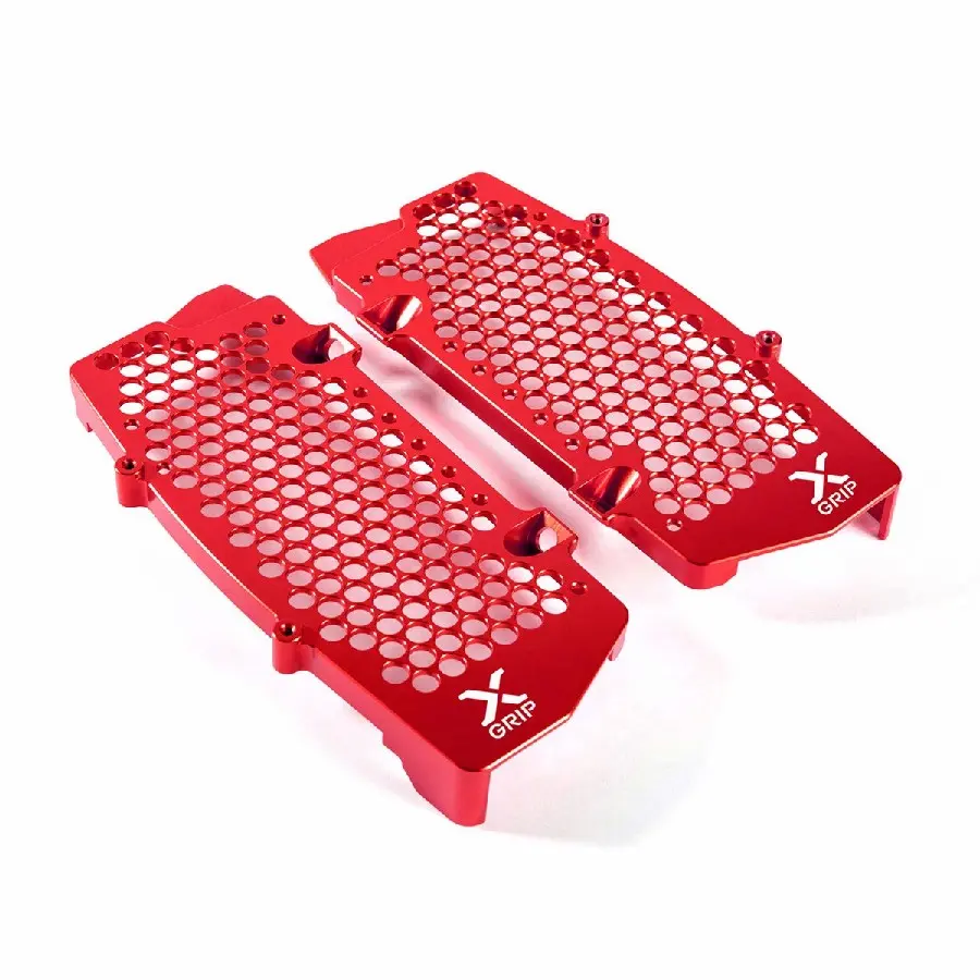 X-GRIP sada krytů chladičů KTM EXC,EXC-F, HUSQVARNA TE/FE 20-, KTM SX/SX-F, HUSQVARNA TC/ FC 20-, GASGAS EC/EC-F, MC/MC-F 21- barva červená (X-GRIP)