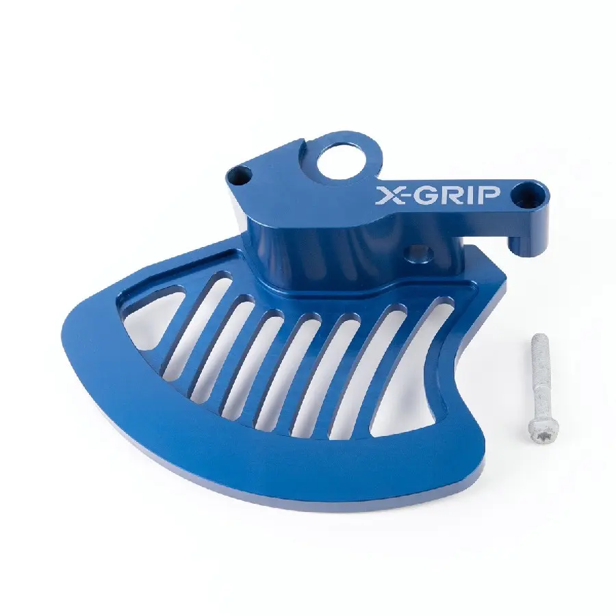 X-GRIP kryt předního brzdového kotouče KTM EXC,EXC-F, HUSQVARNA TE, FE ,TC, FC 16-, GASGAS EC, EC-F, MC, MC-F 21-, barva modrá (X-GRIP kryt předního)