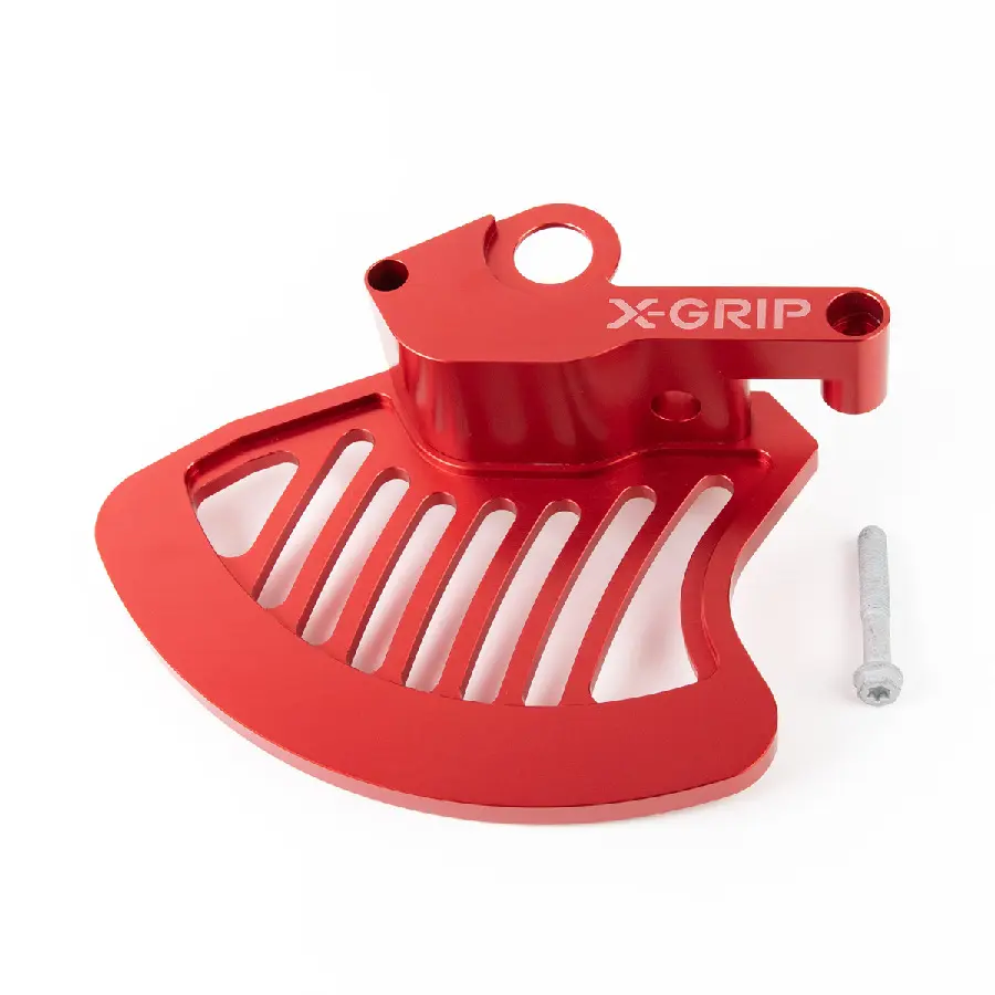 X-GRIP kryt předního brzdového kotouče KTM EXC,EXC-F, HUSQVARNA TE, FE ,TC, FC 16-, GASGAS EC, EC-F, MC, MC-F 21-, barva červená (X-GRIP kryt)
