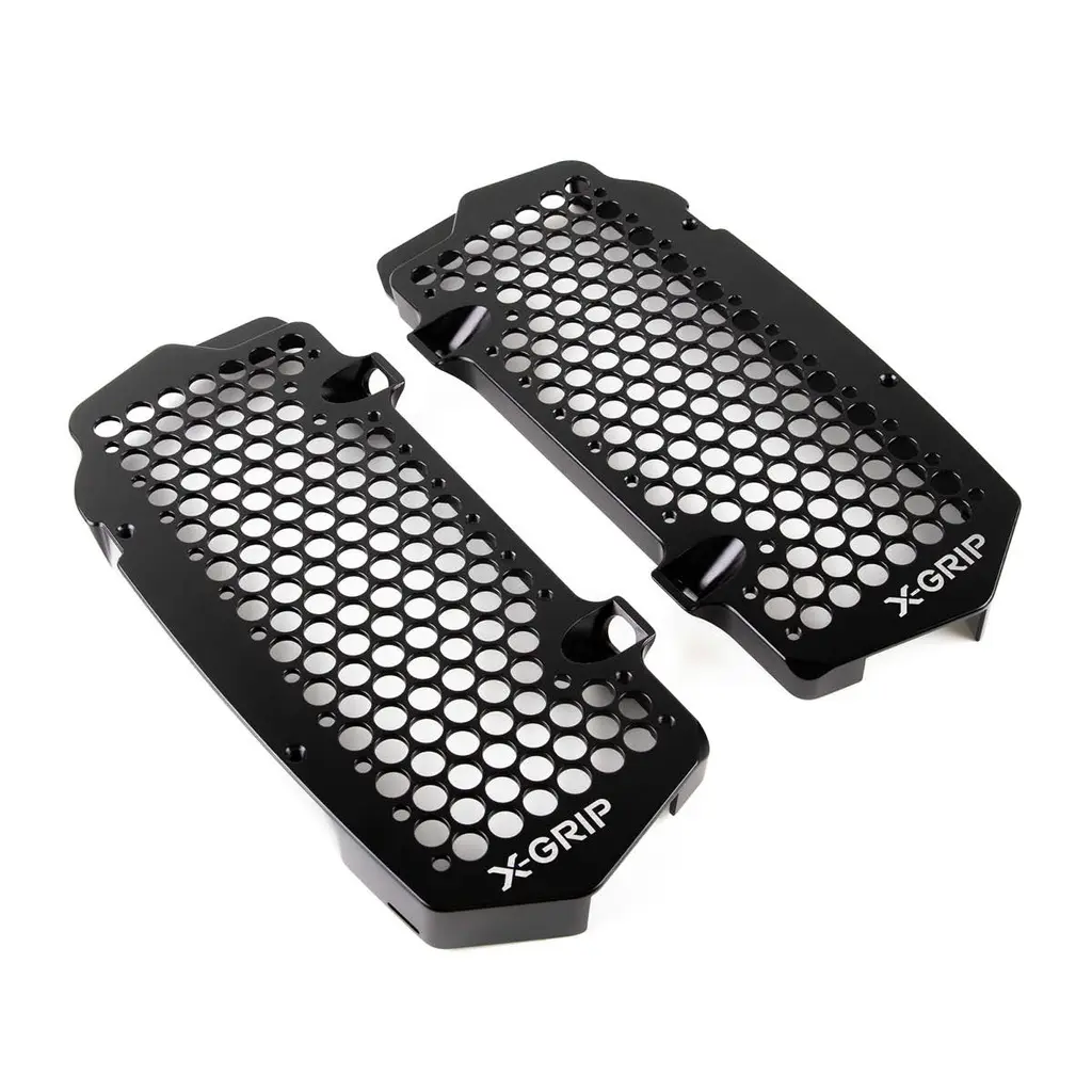 X-GRIP kryty chladiče (komplet) KTM SXF/XCF/XC 23-, EXCF/XC-W/XCF-W 24-, HUSQVARNA TC/FC/FX/TX 23-, GASGAS ECF/MCF/EXF 24-, barva černá ( )