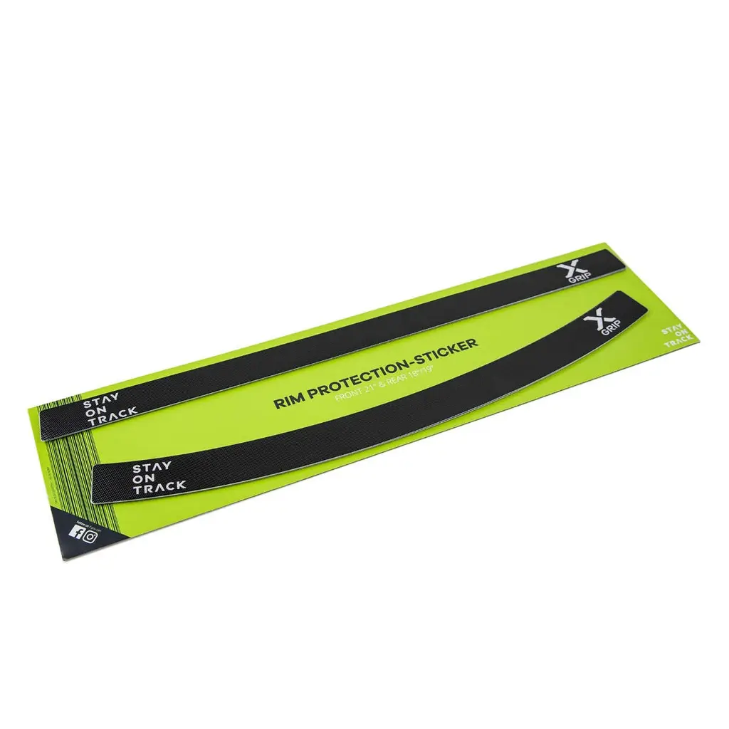 X-GRIP ochranné nálepky na ráfky (komplet přední-zadní) 18/19/21 palců barva černá (X-GRIP ochranné nálepky na ráfky (komplet přední-zadní) 18/19/21)