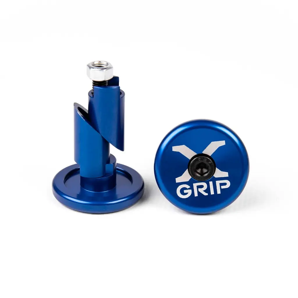 X-GRIP koncovky řidítek do otvoru o průměru 12-16,2mm barva modrá ( )
