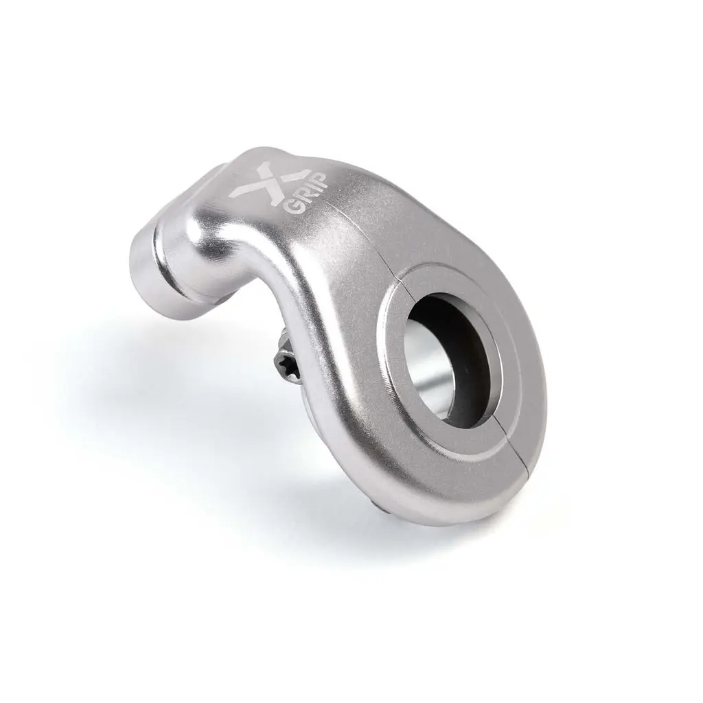 X-GRIP kryt plynové rukojeti KTM SX-F/SXF 23-, EXC-F/EXCF 23- ,TPI, EXC (TPI) 23-, HUSQVARNA FC 23-, FE 24-, TE 24-, GASGAS 24-, barva stříbrná