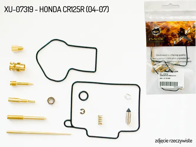 PSYCHIC sada na opravu karburátoru HONDA CR 125R 04-07 (26-1181) (na 1 karburátor) ( )