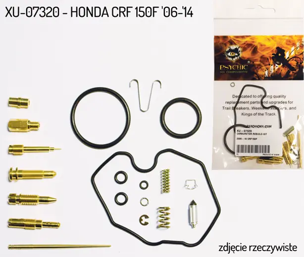 PSYCHIC sada na opravu karburátoru HONDA CRF 150F 06-14 (26-1005) (na 1 karburátor) (PSYCHIC sada na opravu karburátoru HONDA CRF 150F 06-14)