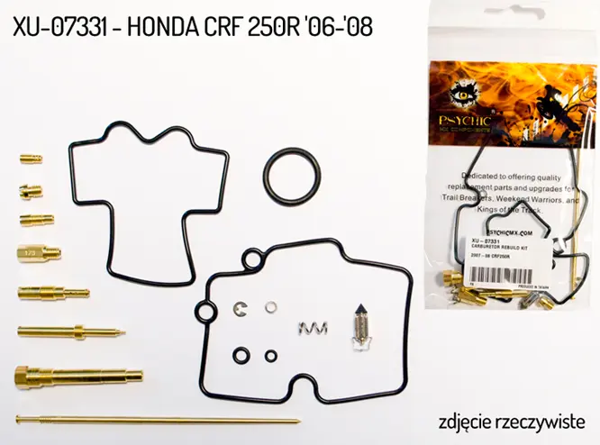 PSYCHIC sada na opravu karburátoru HONDA CRF 250R 07-08 (26-1141) (na 1 karburátor) (PSYCHIC sada na opravu karburátoru HONDA CRF 250R 07-08)
