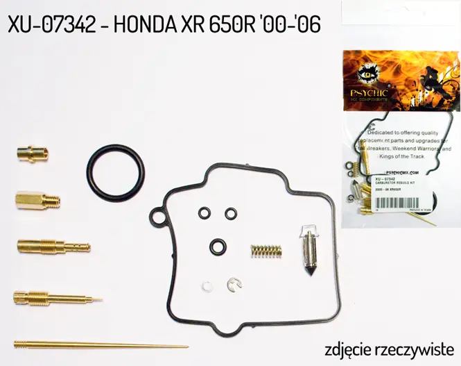 PSYCHIC sada na opravu karburátoru HONDA XR 650R 00-06 (26-1358) (na 1 karburátor) (PSYCHIC sada na opravu karburátoru HONDA XR 650R 00-06 (26-1358))
