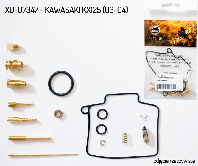 PSYCHIC sada na opravu karburátoru KAWASAKI KX 125 03-04 (26-1406) (na 1 karburátor) (PSYCHIC sada na opravu karburátoru KAWASAKI KX 125 03-04)