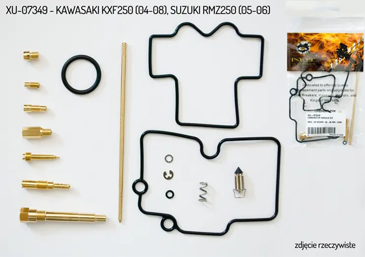 PSYCHIC sada na opravu karburátoru KAWASAKI KXF 250 04-08, SUZUKI RMZ 250 05-06 (26-1455) (na 1 karburátor) (PSYCHIC sada na opravu karburátoru)