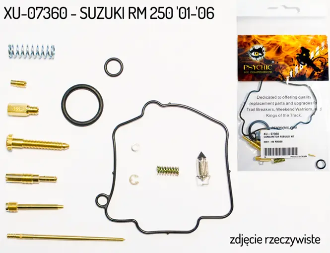 PSYCHIC sada na opravu karburátoru SUZUKI RM 250 01-06 (26-1174) (na 1 karburátor) (PSYCHIC sada na opravu karburátoru SUZUKI RM 250 01-06 (26-1174))