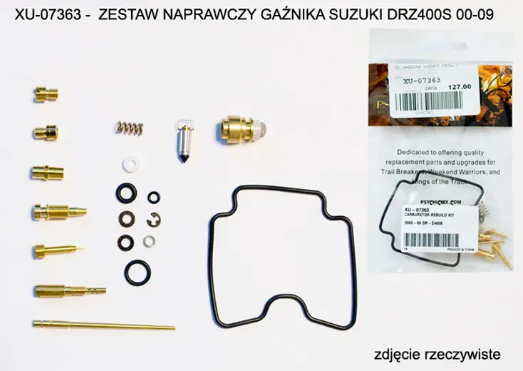 PSYCHIC sada na opravu karburátoru SUZUKI DRZ400S 00-09 (26-1107) (na 1 karburátor) (PSYCHIC sada na opravu karburátoru SUZUKI DRZ400S 00-09)