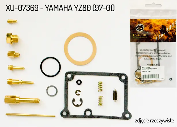 PSYCHIC sada na opravu karburátoru YAMAHA YZ 80 97-01 (26-1307) (na 1 karburátor) (PSYCHIC sada na opravu karburátoru YAMAHA YZ 80 97-01 (26-1307))