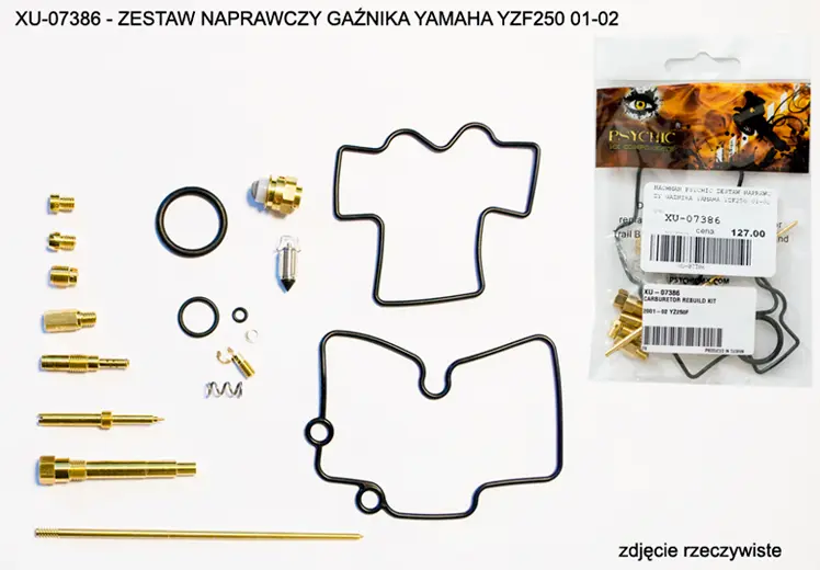 PSYCHIC sada na opravu karburátoru YAMAHA YZF 250 01-02 (26-1287) (na 1 karburátor) (PSYCHIC sada na opravu karburátoru YAMAHA YZF 250 01-02)