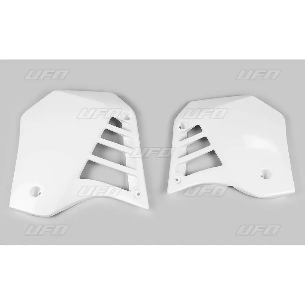 UFO kryty chladiče YAMAHA YZ 125 87-88 barva bílá ( )