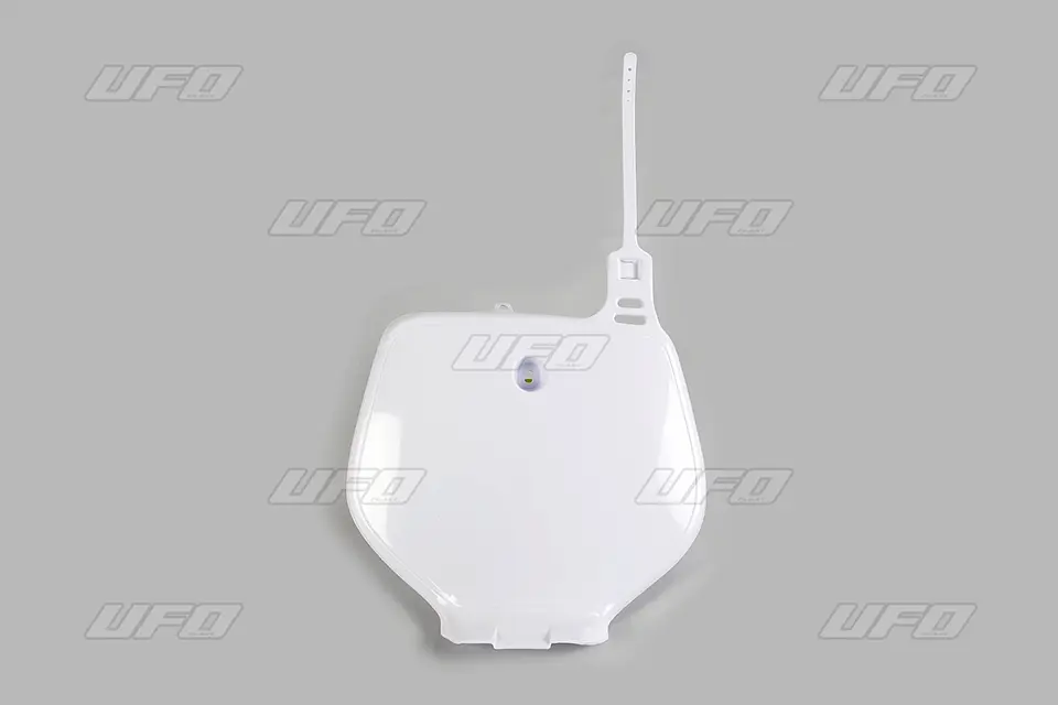 UFO tabulka na startovací číslo YAMAHA YZ 125/250 92-99, YZ / WR 98-99 barva bílá (UFO tabulka na startovací číslo YAMAHA YZ 125/250 92-99, YZ / WR)