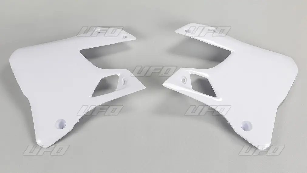 UFO kryty chladiče YAMAHA YZ 125/250 96-01 barva bílá ( )