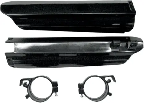 UFO kryty předních tlumičů YAMAHA YZ 125/250 96-04, YZF 250/400/426/450 98-04, WRF 250/400/426/450 98-04 barva černá (UFO kryty předních tlumičů)
