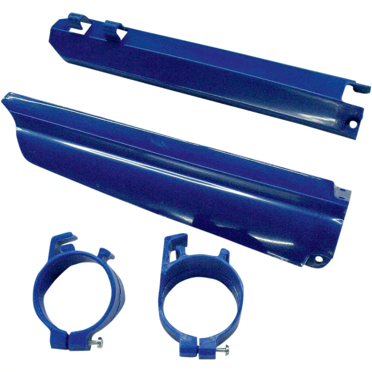 UFO kryty předních tlumičů YAMAHA YZ 125/250 96-04, YZF 250/400/426/450 98-04, WRF 250/400/426/450 98-04 barva modrá (UFO kryty předních tlumičů)