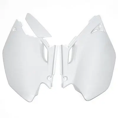 UFO boční tabulky na startovací číslo YAMAHA WR 250/450 03-06 barva bílá (UFO boční tabulky na startovací číslo YAMAHA WR 250/450 03-06 barva bílá)
