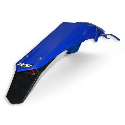 UFO zadní blatník YAMAHA WRF 250 07-14, WRF 450 07-16 barva modrá ( ENDURO s přídavným blatníkem a světlem LED PP01218001 a místem pro registrační