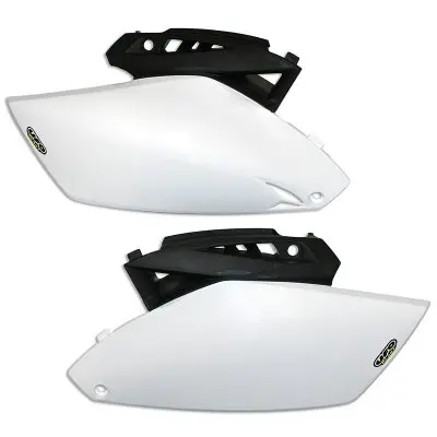 UFO boční tabulky na startovací číslo YAMAHA YZF 250 10-12 barva bílá (UFO boční tabulky na startovací číslo YAMAHA YZF 250 10-12 barva bílá)