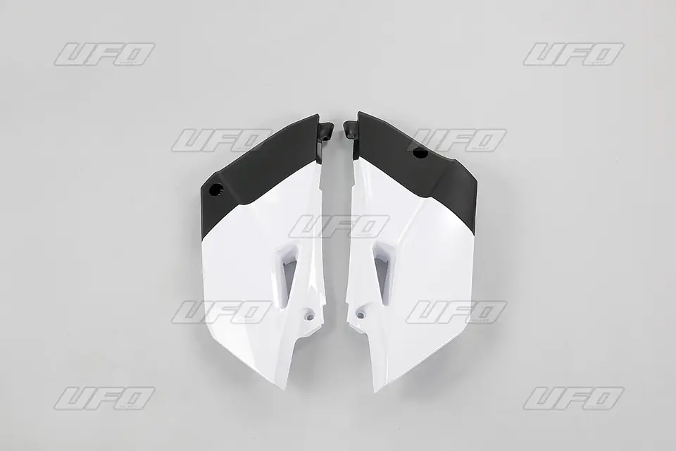 UFO boční tabulky na startovací číslo YAMAHA YZ 85 15-21 barva bílá (UFO boční tabulky na startovací číslo YAMAHA YZ 85 15-21 barva bílá)