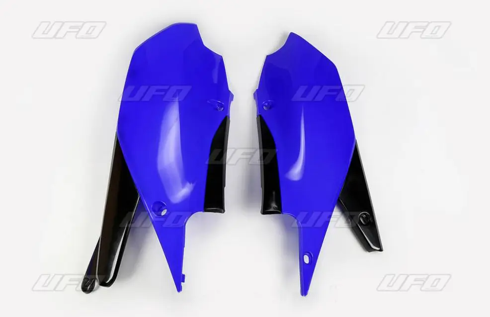 UFO boční tabulky na startovací číslo YAMAHA YZF 250 19-23, YZF 450 18-22, WR 250F 20-25, WR 450F 18-25, barva modrá (UFO boční tabulky na startovací)