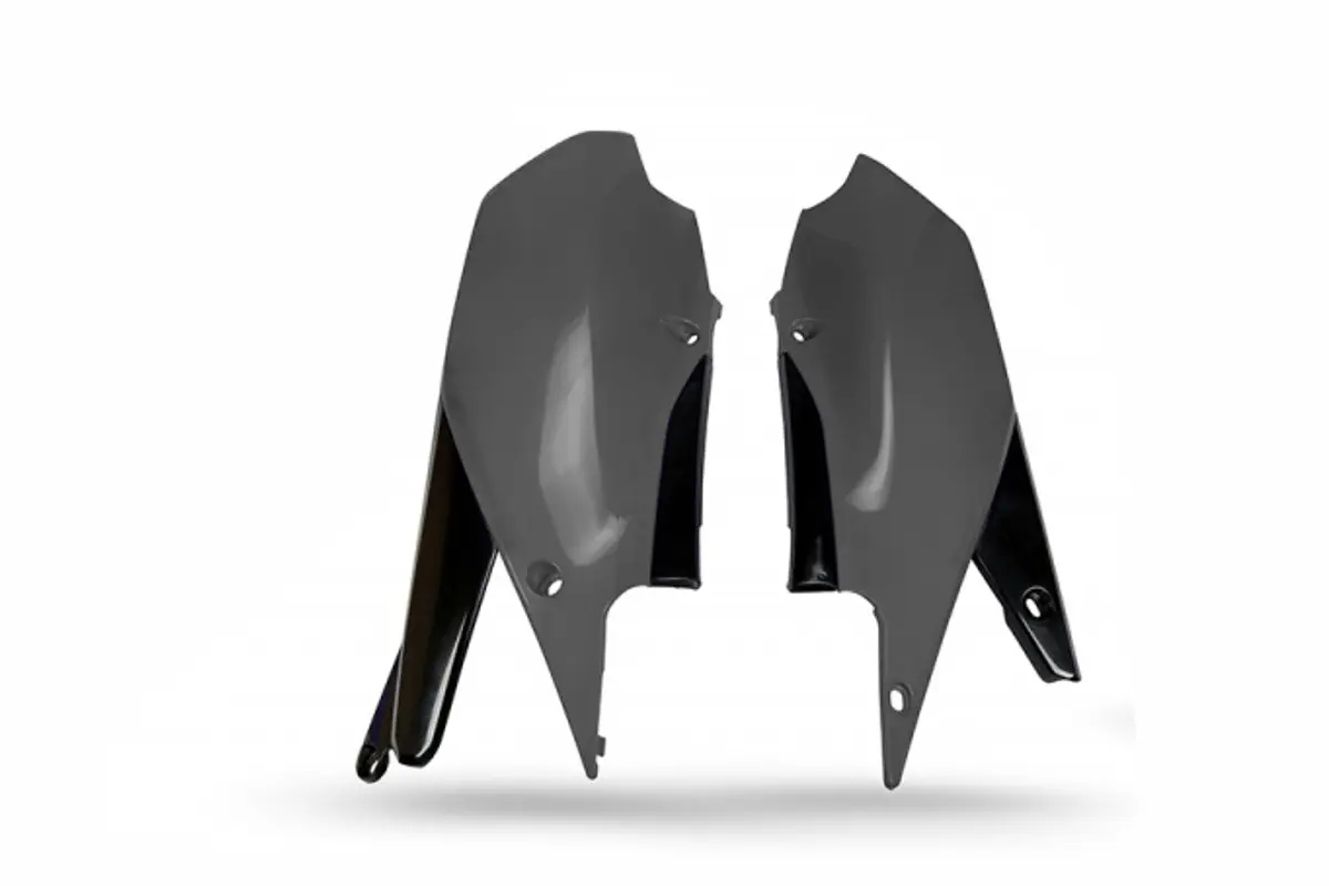 UFO boční tabulky na startovací číslo YAMAHA YZF 250 19-23, WRF 250 20-25, YZF 450 18-22, WRF 450 19-25, barva šedá ( )