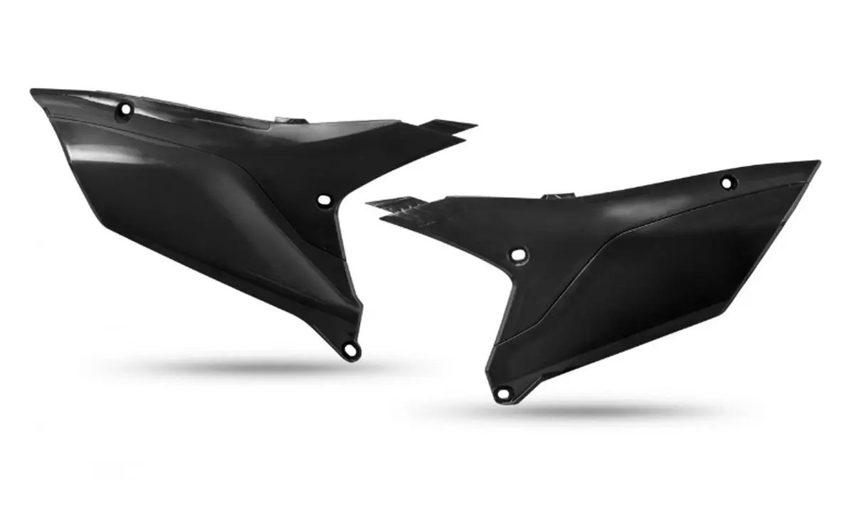UFO boční tabulky na startovací číslo YAMAHA YZF 450 23-25, YZF 250 24-25 barva černá (UFO boční tabulky na startovací číslo YAMAHA YZF 450 23-25,)