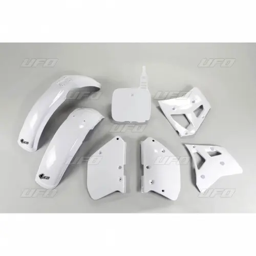 UFO kompletní sada plastů YAMAHA YZ 250 '90 barva OEM (bílá) (YA293E999) (UFO kompletní sada plastů YAMAHA YZ 250 '90 barva OEM (bílá) (YA293E999))