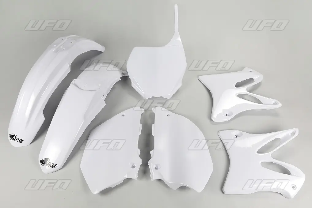UFO kompletní sada plastů YAMAHA YZ 125 '06-'14, YZ 250 '06-'14 barva bílá (YA302E046) (UFO kompletní sada plastů YAMAHA YZ 125 '06-'14, YZ 250)
