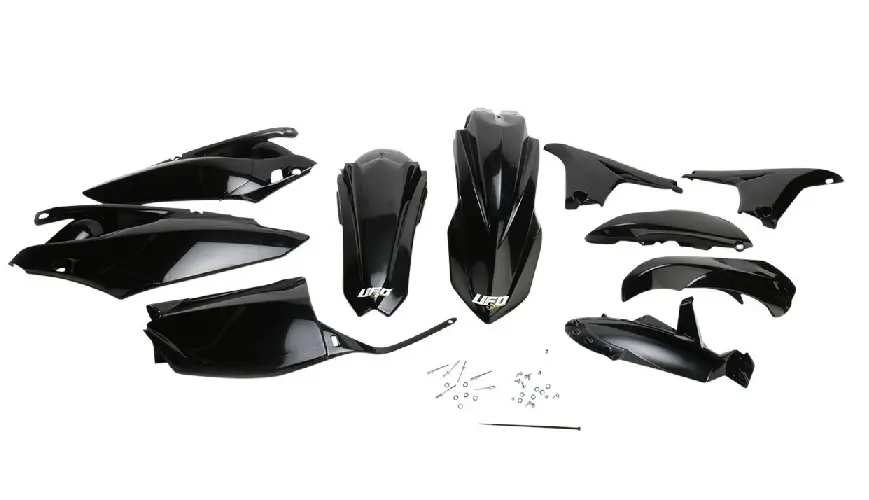 UFO kompletní sada plastů YAMAHA YZF 450 '10 barva černá (YA309E001) (UFO kompletní sada plastů YAMAHA YZF 450 '10 barva černá (YA309E001))