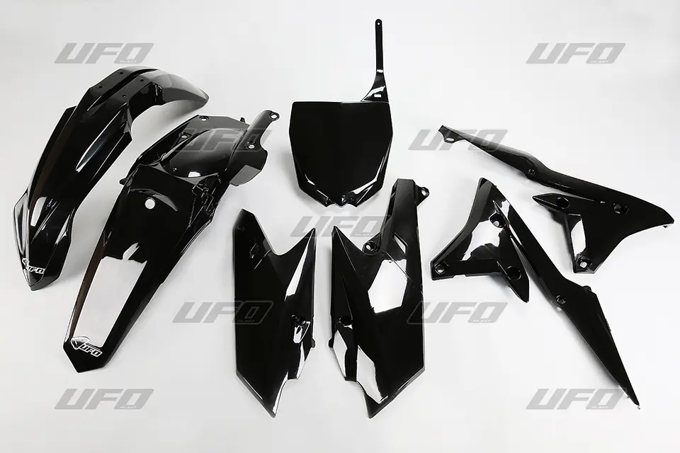 UFO kompletní sada plastů YAMAHA YZF 250 '14-'18, YZF 450 '14-'17 barva černá (YA318E001) (UFO kompletní sada plastů YAMAHA YZF 250 '14-'18, YZF 450)