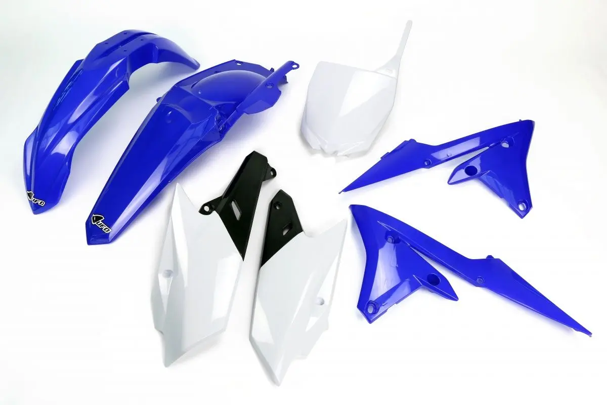 UFO kompletní sada plastů YAMAHA YZF 250 14-18, YZF 450 14-17 barva OEM 18 (modrá/bílá/černá) (YA318E999K) (UFO kompletní sada plastů YAMAHA YZF 250)