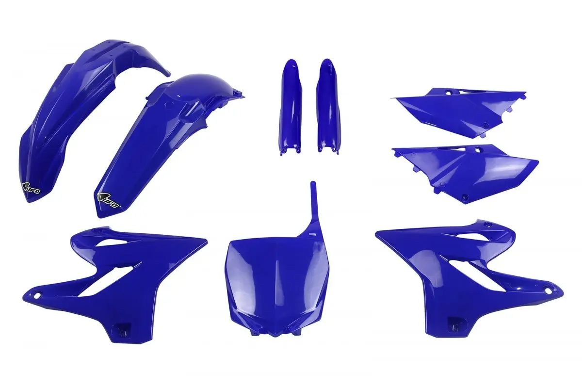 UFO kompletní sada plastů (FULL KIT) s kryty přední vidlice YAMAHA YZ 125 15-21 YZ 250 15-21 barva modrá (YA319E089) (UFO kompletní sada plastů (FULL)
