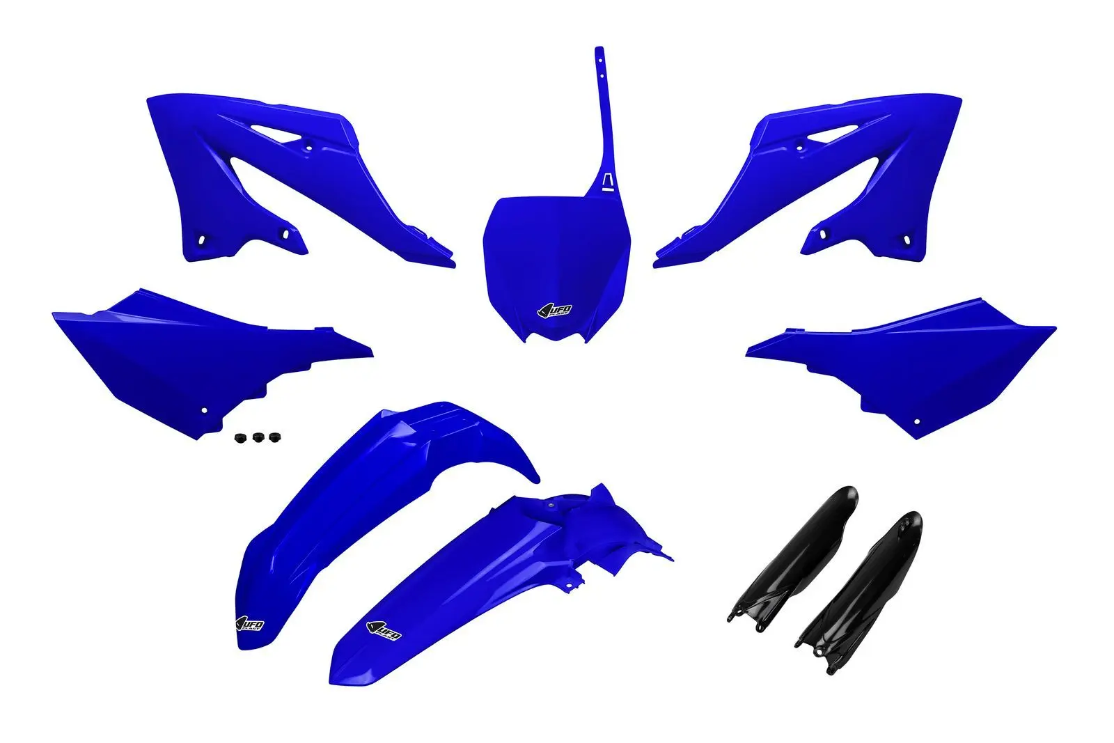 UFO kompletní sada plastů (FULL KIT) s kryty tlumičů YAMAHA YZ 125 / 250 22-26 barva modrá (UFO kompletní sada plastů (FULL KIT) s kryty tlumičů)