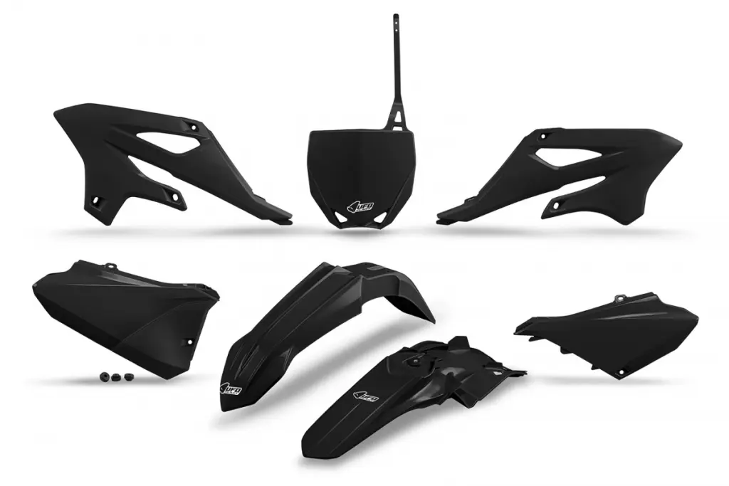 UFO kompletní sada plastů YAMAHA YZ 85 22-26 barva černá (UFO kompletní sada plastů YAMAHA YZ 85 22-26 barva černá)