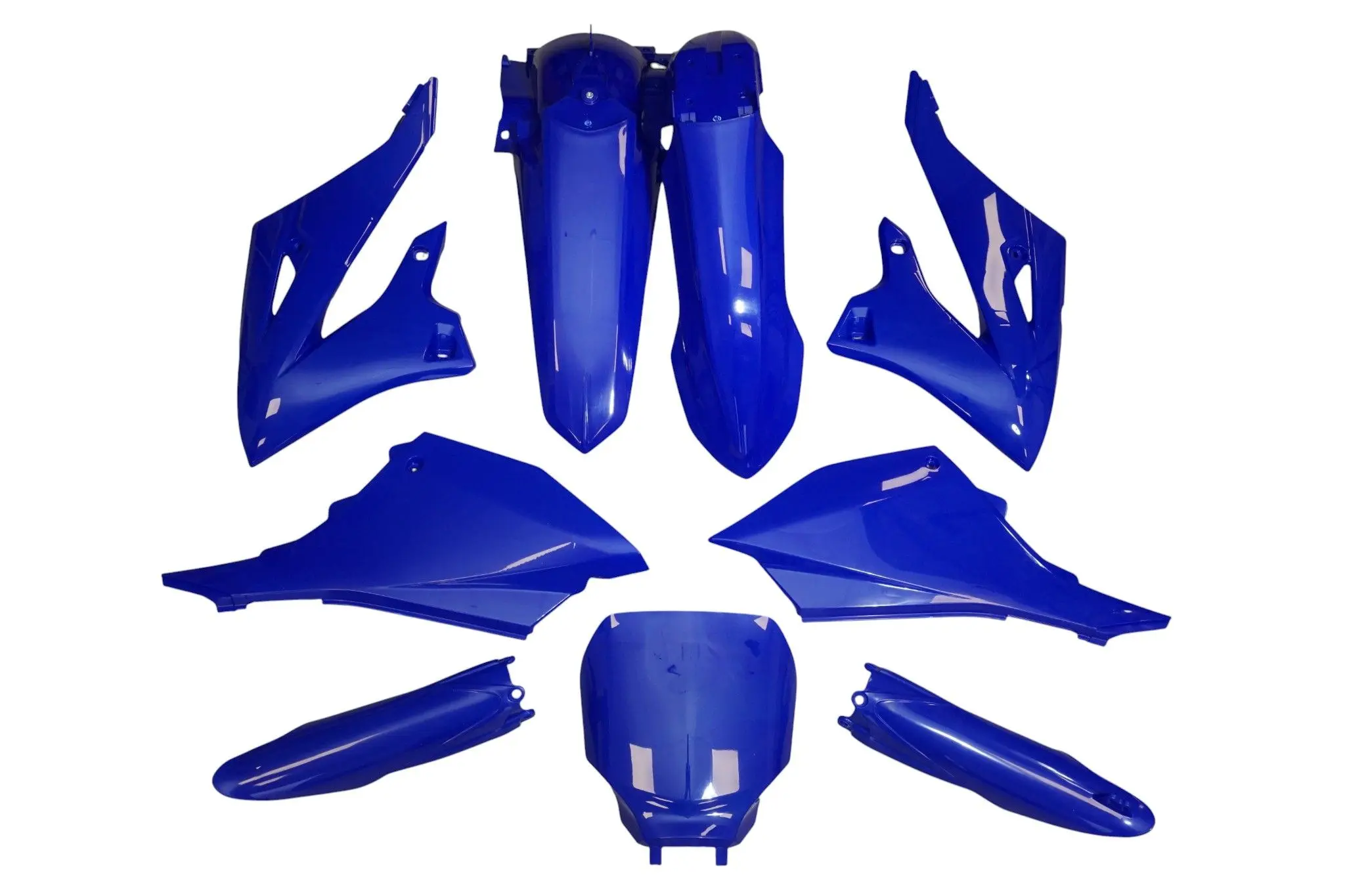 UFO kompletní sada plastů (FULL KIT) s kryty tlumičů YAMAHA YZ 125 / 250 22-26 barva modrá - RESTYILING na YZF (UFO kompletní sada plastů (FULL KIT))