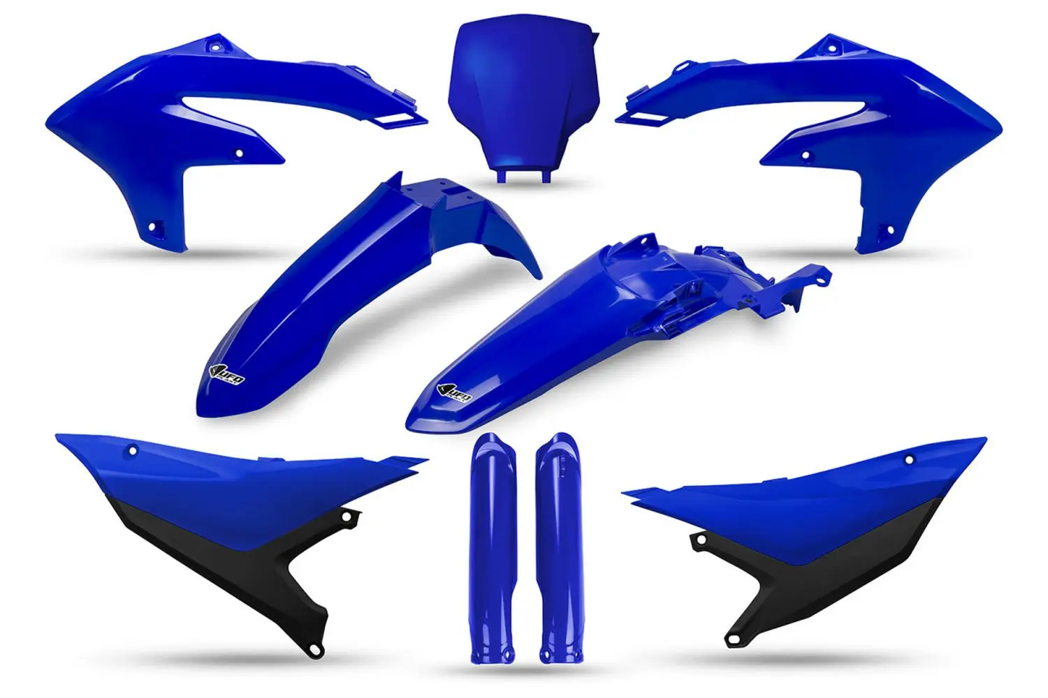 UFO kompletní sada plastů (FULL KIT) s kryty tlumičů YAMAHA YZF 450 (YZ 450 F) 26, barva modrá OEM ( )