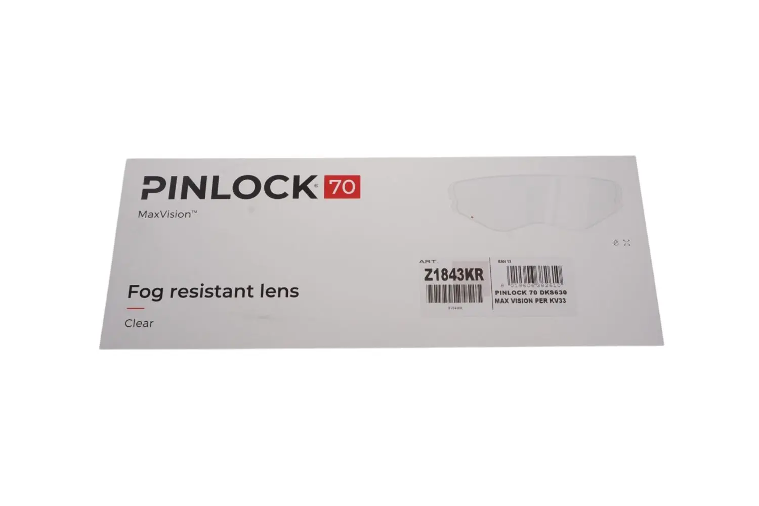 KAPPA vnitřní plexi (vložka) PIN LOCK ANTIFOG pro přilby KV33, KV51 a KV52 (PINLOCK 70 DKS630) (KAPPA vnitřní plexi (vložka) PIN LOCK ANTIFOG pro)