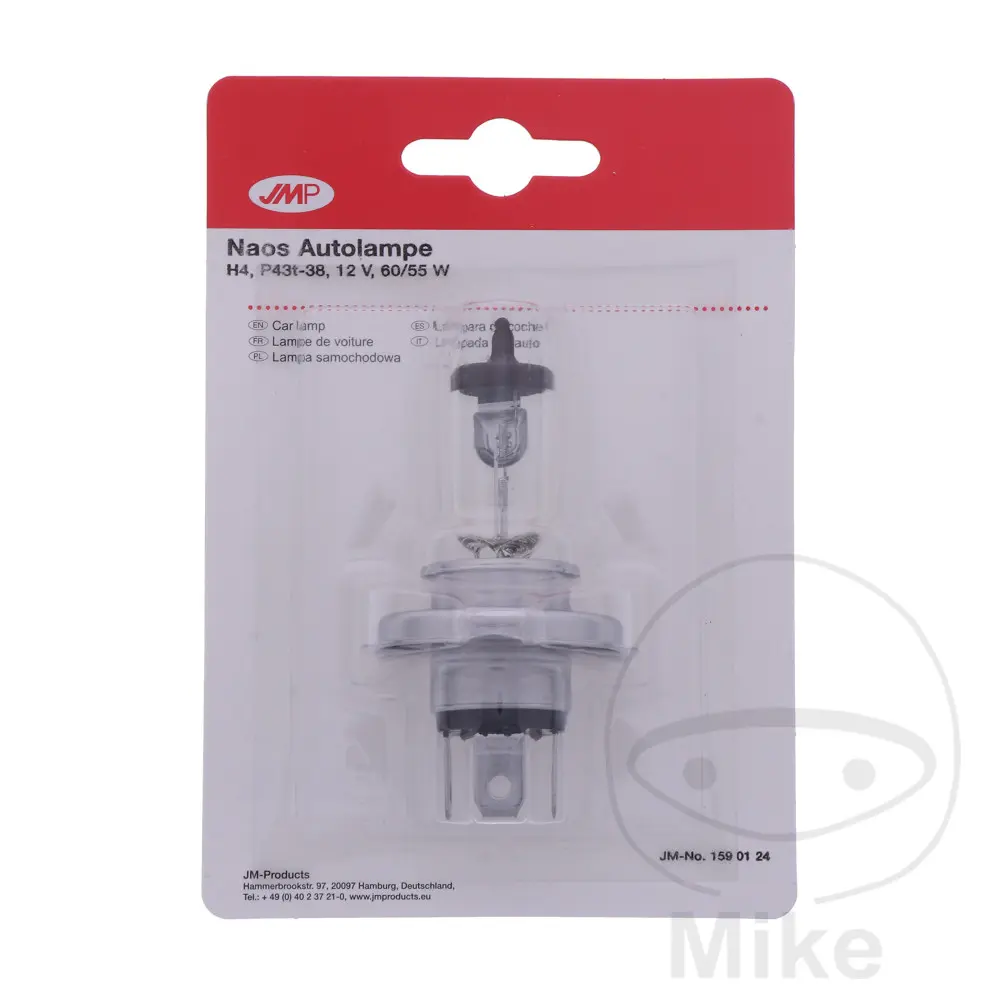 JMP žárovka H4 12V 60/55W 1er Blister ID 1590365 BMW C1 125 00-04, C1 125  ABS 00-04, C1 200 01-04, C1 200  ABS 01-04, F 650 650 94-00, F 650 650 ST