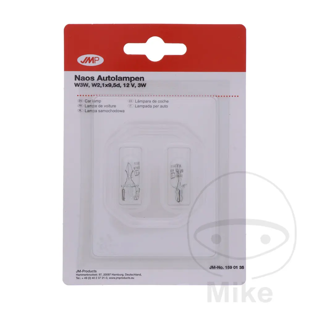 JMP žárovka 12V3W W2.1X9.5D 2er Blister ID 1597640