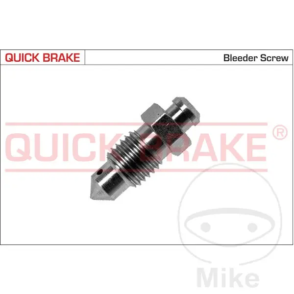 Quick Brake odvzdušnění Ventil MQ M10 x 1.25 SW10 L28.0 HONDA SXS 520 M2M PIONEER 21-22, SXS 700 M2 PIONEER 2 PERSONEN 17-22, SXS 700 M4 PIONEER 4